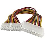 uxcell 29.5cm Computer PSU ATX 24 Pin Male to Female Extension Power Cable
