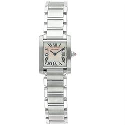 Cartier Women's W51028Q3 Tank Francaise Pink Mother of Pearl Watch