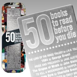 50 Greatest Books Bookmark