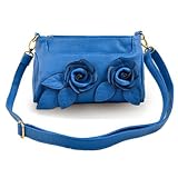 Rosette Clutch Cross-body Handbag
