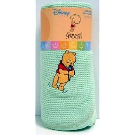 Winnie the Pooh Sincerely Pooh Embroidered Thermal Blanket