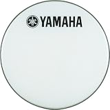 Yamaha Marching Bass Drum Head with Fork Logo White 26 Inches