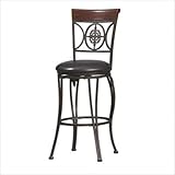 Linon Fleur De Lis 24 Inch Counter Stool