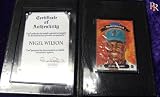 Nigel Wilson Autographed Marlins 'Diamond Kings' Card with COA From Treat Entertainment
