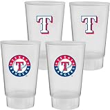 Texas Rangers Plastic Tumbler 4-Pack