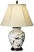 Songster Bird Blue Tint Porcelain Jar Table Lamp