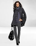 Tweed swing cardigan