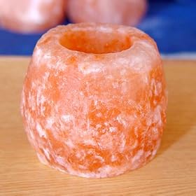 Himalayan Salt Crystal Tea Light Candleholder