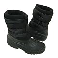 Womens Black Winter Warm Waterproof Comfort Rain Snow Boots