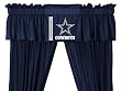 NFL Dallas Cowboys - 5pc Jersey Drapes-Curtains and Valance Set