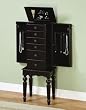 Powell Ebony Jewelry Armoire