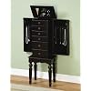 Powell Ebony Jewelry Armoire