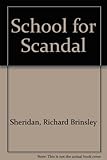 The school for scandal : 1780