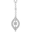 One of a Kind 1.00ctw Round Diamond Pendant in 18kt White Gold (HI/SI)