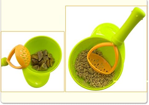 Mastone Mash and Serve Bowl for Making Homemade Baby Food (Yellow)