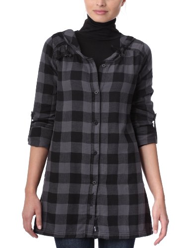 Bench Damen Bluse mit Kapuze NOVA, black, XS, BLAA0865_BK001