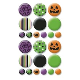 BODACIOUS BRADS 24PK HALLOWEEN