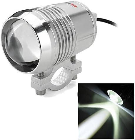 Motorcycle Cree U2 LED Headlights Modification Lens Strong Light-Silver
