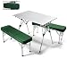 FREE GIFT WRAP INCLUDED-OASIS Table & Bench Set-5 Years Warranty-A BONUS SOLAR RECHARGEABLE LED LIGHT INCLUDED WITH YOUR PURCHASE..