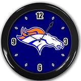Denver Broncos Wall Clock Black Great Unique Gift Idea