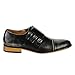 UV SIGNATURE EA27 Men's Chic Cap Toe Monk Strap Dress Shoes Run Half Size Big