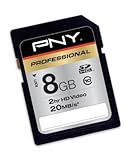 New Pny Technologies 8gb Class 10 20mbps Sdhc Secure Digital High Capcity F ....