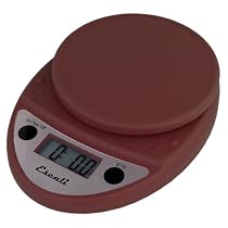 Escali Primo Digital Scale, in Burgundy