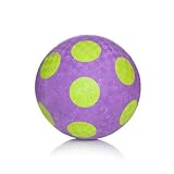 Purple with Green Dots Ball 5in