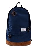 (ホットスタイル)Hotstyle アウトドア リュック 防滴 軽量 底革 ブタ鼻 大容量 全5色 シンプル 22L ネイビー(LA103B) [並行輸入品]