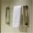 Thermique 24" Wall Mounted Heated Glass Towel Warmer - Polished Brass
