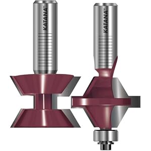 MLCS 17733 Katana 60-Degree Edge Banding Tongue and Groove, 2-Piece Set by MLCS
