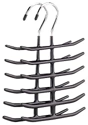 Organize It All 1338-6 Tie Belt Valet Hanger (2pack)