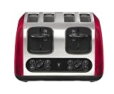 Tefal Classique TF370515 4-Slice Toaster, Ruby Red Kitchen & Housewares