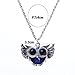 Big eyes Owl Explosion models exaggeration fashion retro false collar necklace