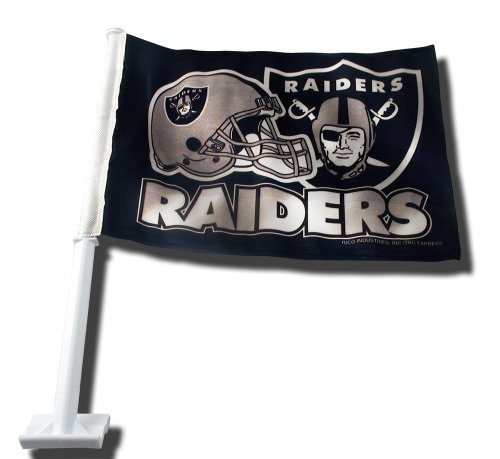 Oakland Raiders Car Flag