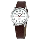 Timex Mens T20041 Easy Reader Brown Leather Wa