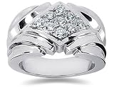 0.45 ctw Men's Diamond Ring in Platinum