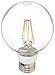 LED2020 ZL-G25-4W-27K-15PACK Traditional LED2020 LED Filament Globe Bulb G25 4W to Replace 40W Incandescent Bulb Soft White (2700 K) 15 PACK, Small, Soft White
