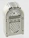 Silver Juke Box Miniature Desktop Clock - Ideal Gift