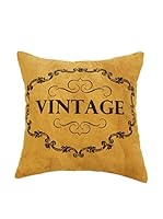 ICONS CORNER Cojín Piel De Cabra (Cuero / Negro)