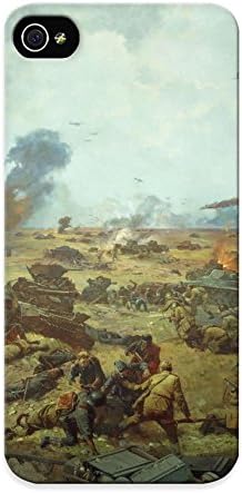 Appearance Snap-on Case Designed For Iphone 5/5s- War Massacre Fight Bale The Second World War Ii Thefield Soldiers Russian German Tanks Planes Guns Ammunition Smoke Fire Wounded Dead (best Gifts For Lovers)