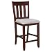 Aaron 24" Barstool in Cherry Finish (Pack of 2) By Berkline Family Dining