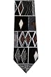 100% Silk Men Geometric pattern Necktie