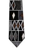 100% Silk Men Geometric pattern Necktie