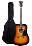Fender FA-100 Limited Edition Dreadnought Acoustic Guitar with Gig Bag - Sunburst