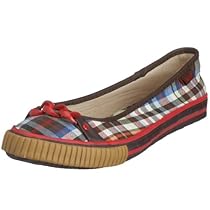 Sugar Shoes Links Round Up Shadow Plaid Green 6 UK