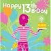 Birthday Style 13 Lunch Napkins (16 count)