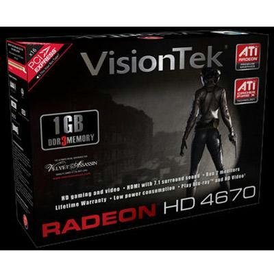 VisionTek 900251 Radeon HD4670 1GB PCI Express Graphics Card