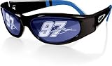 Kurt Busch Titan-Black/Blue Tip Sunglasses