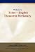 Books : Webster’s Taino - English Thesaurus Dictionary